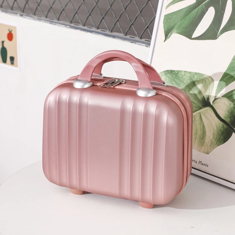 NEW Fashion Small Makeup Bags 14 Inch Girl Mini Case Travel  Woman Suitcase Custom Logo Hand luggage