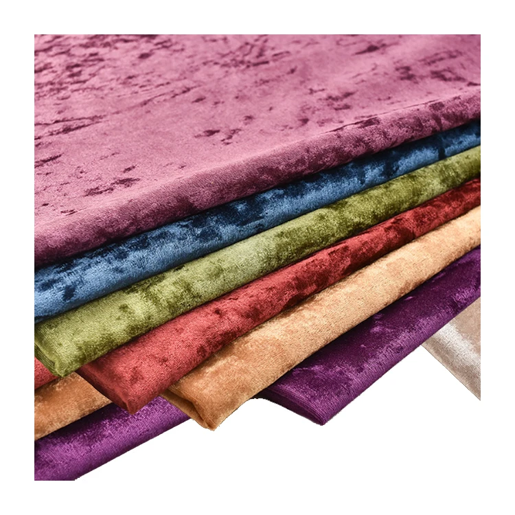 Hot Sale Plain Super Soft Ice Crushed Spandex Stretch Korea Ks Velvet Fabric