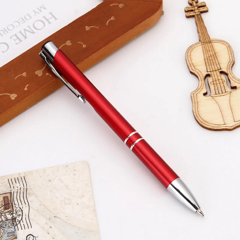 Wholesale Customized Logo Promotional Gift Metal Ball Pen Luxury School And Office Metal Ballpoint Pen