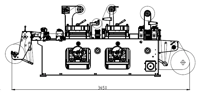 KTM-320D/420D label hot foil stamping and die cutting machine
