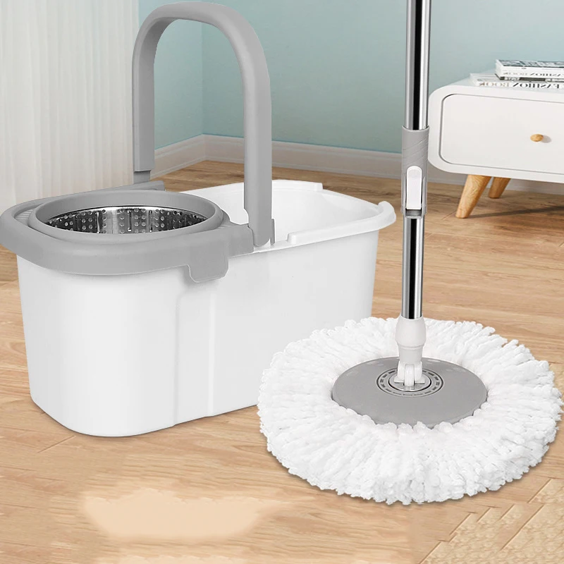 Best selling round rotating mop floor cleaning 360 rotating mop bucket cleaning mop dirty water depart bucket