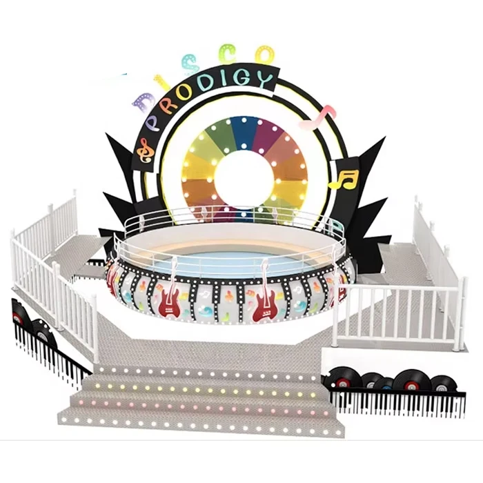 Amusement Park 36 Seats Disco Tagada Carousel Turntable Outdoor Theme Park Amusement Rides for Sale