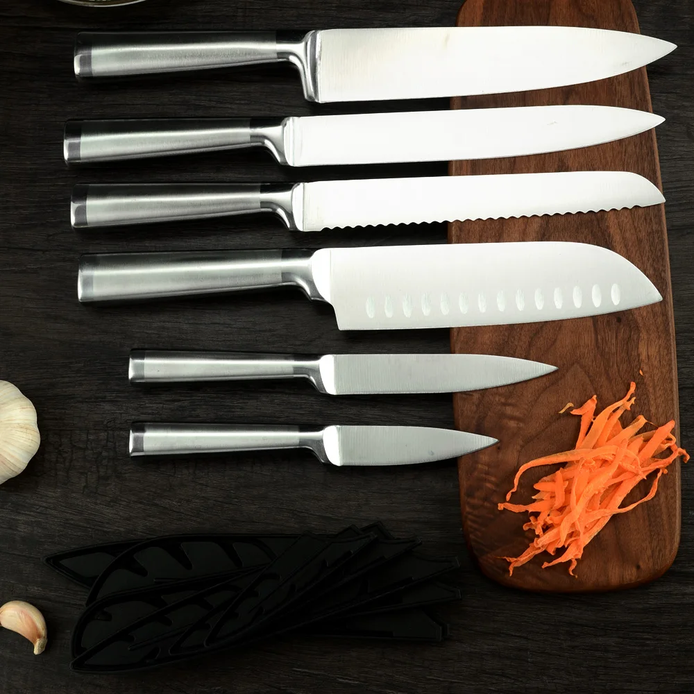 3CR13 Stainless Steel 7 Inch Japanese Chef Sharp Blade Cooking Knives Durable Santoku Kitchen Knife