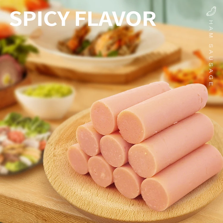 Chinese Chundu sausage Halal certificated exporting spicy chicken flavor sausage
