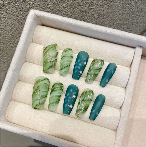 2024 new handmade wearable nail,  nail stickers, phototherapy beauty makeup