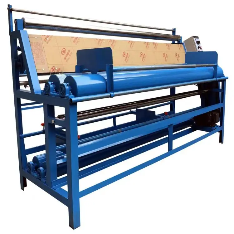 2022 new arrival JUKAI Fabric Meter Counter Rolling Machine Textile finishing Cloth Rolling Winding Machine