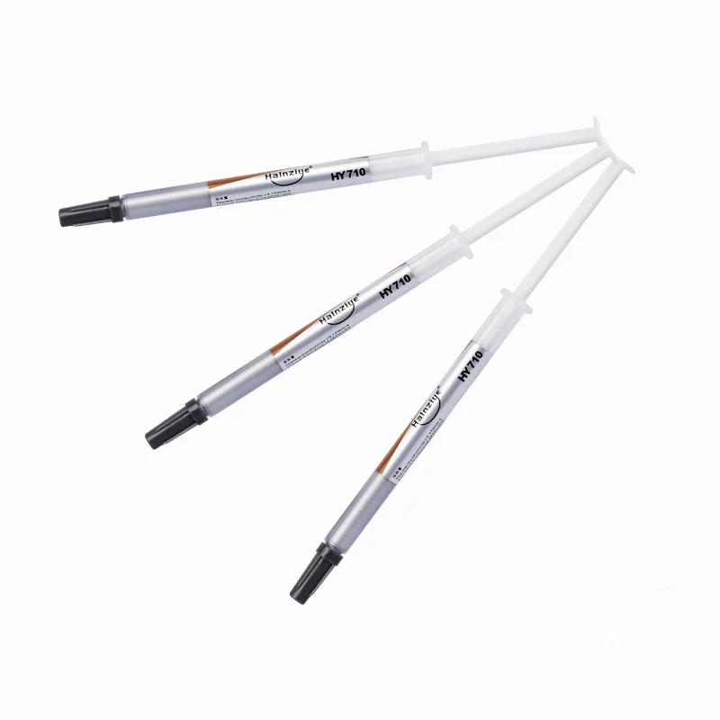 HY700 silver silicone heat conductive compounds best  paste grease for  CPU GPU hot sales heat sink cooler