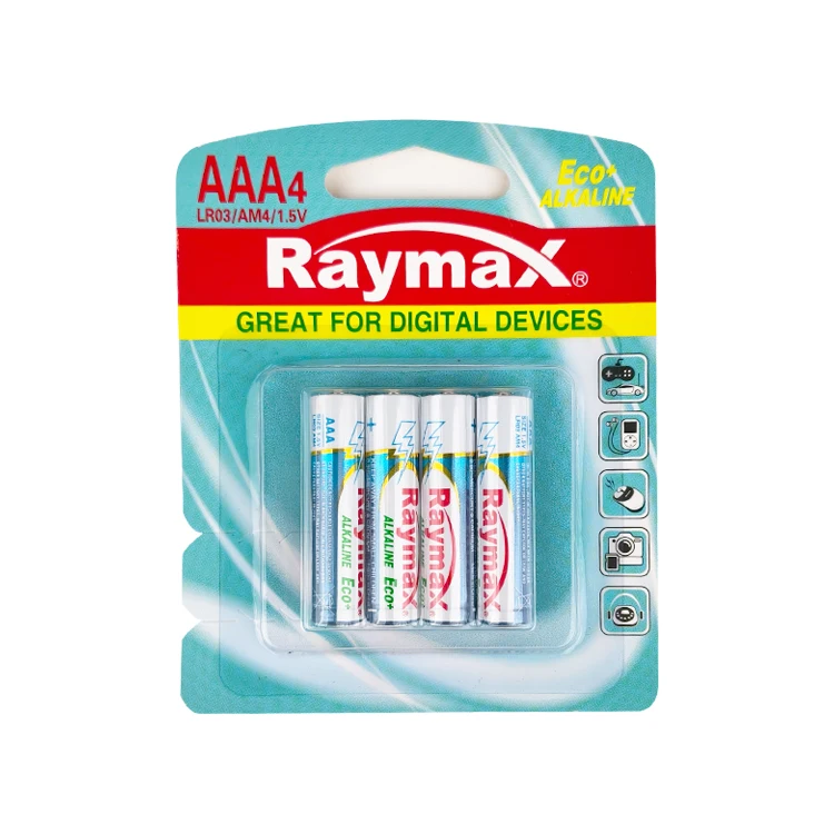 Primary battery Private label Raymax  AAA LR03  CE certificate Cheap price Europe Quality alkaline battery