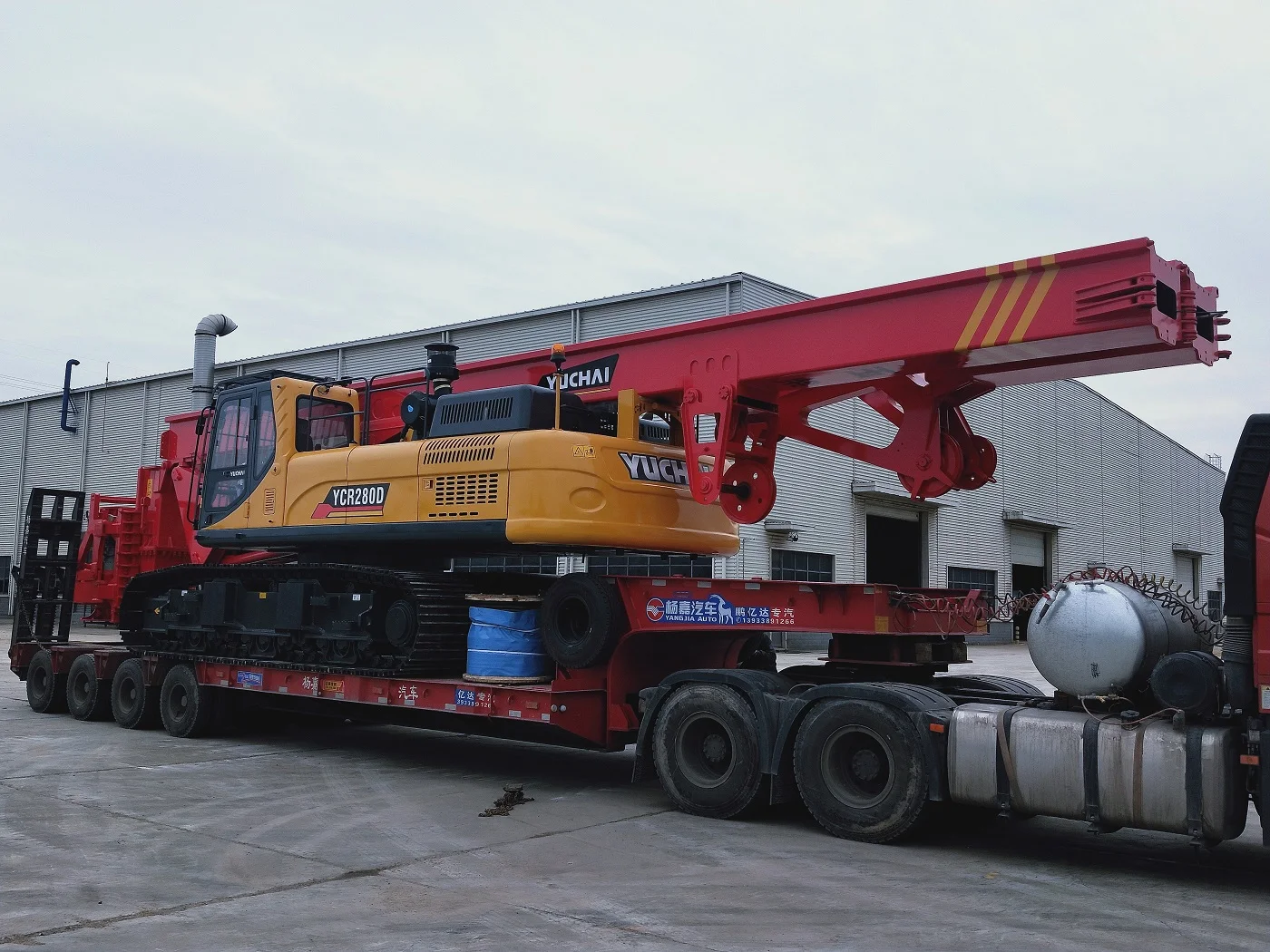 Yuchai YCR280 280kNm роторная буровая установка soilmec буровые