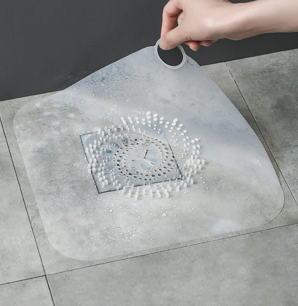 MZL Silicone Anti-Blocking Floor Drain Pad Filter Anti-Blocking Bathroom Sewer Deodorant Bathroom Floor Drain Cover