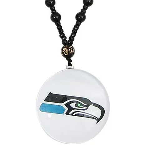 Wholesale NFL 32 teams New England Patriots Buccaneers necklaces glass pendant bead chain sweater chain