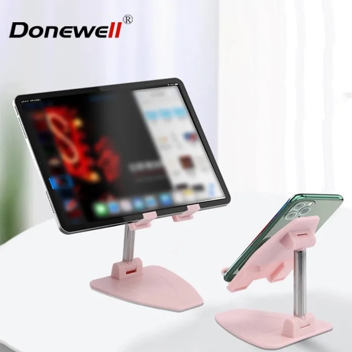 
Adjustable Holder Foldable Tablet Stand Mobile Phone Mount for Desk Compatible with All Mobile Phones 