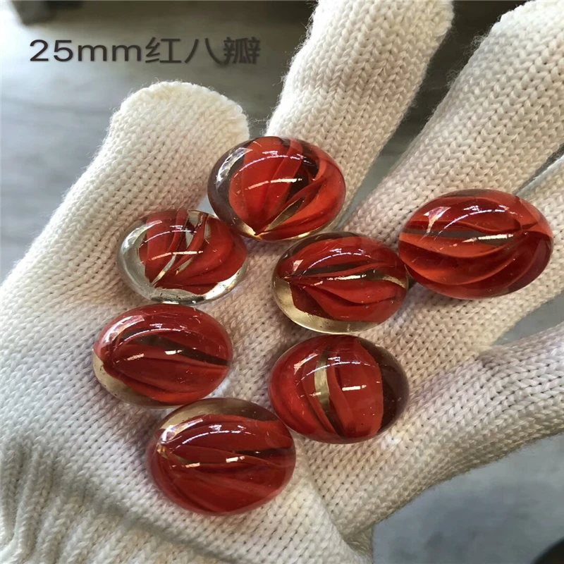  Safety Round Solid Beautiful Colored Toy Glass Marble