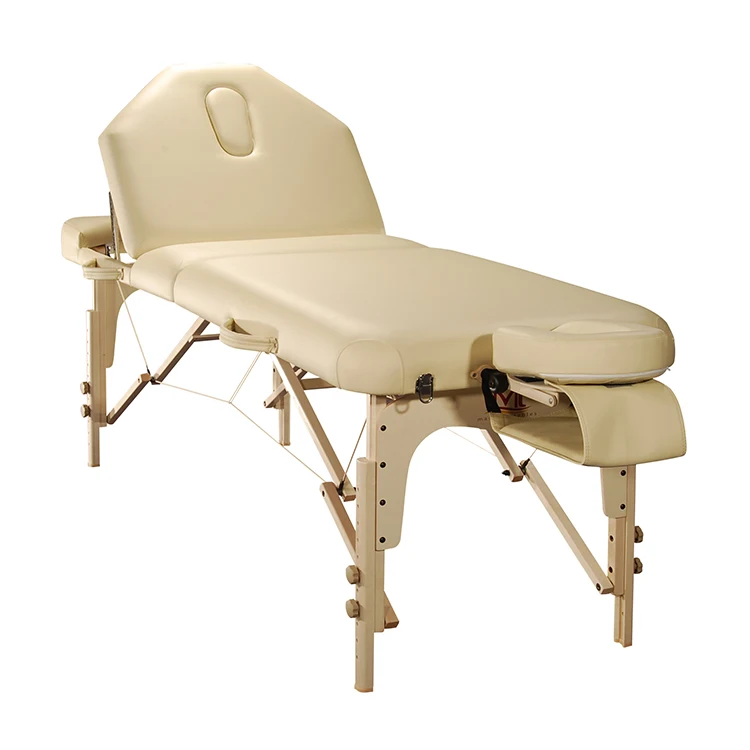 Mt Luban-Yalding Factory Custom Adjust Portable Folding Lightweight Wood Backrest Massage Table SPA Table Massage Bed for Sales
