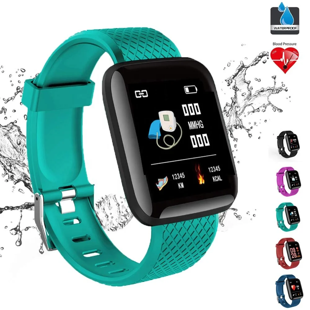 116 plus D13 Phone Smarts Watches IP67 Waterproof Wristband Fitness Tracker Heart Rate Monitor Watches Digital Watches