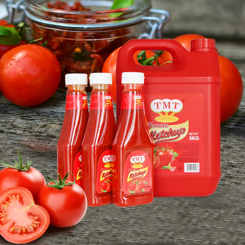 Консервированный томатный кетчуп 340 г с кислым сладким вкусом высокое качество Прямая поставка завода по лучшей цене