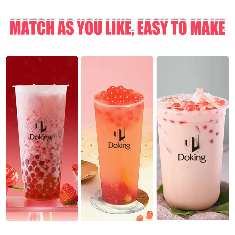 Doking Factory Wholesale Juice Popping Boba Bursting Juicy Ball Ingredients Bubbles