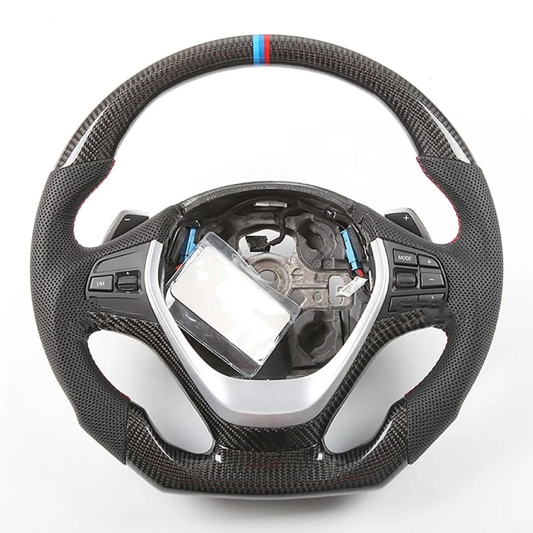 Customized Forged Carbon Fiber Steering Wheel For BMW E46 E81 E82 E87 E88 E90 E91 E92 E93 M3