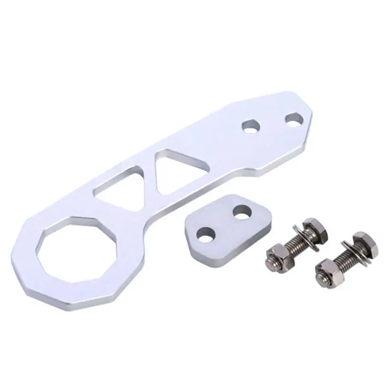 Universal Aluminum Alloy Racing Rear Tow Hook For Honda Civic JDM Car Auto Rear Bumper Trailer Hook Towing Tools With Logo