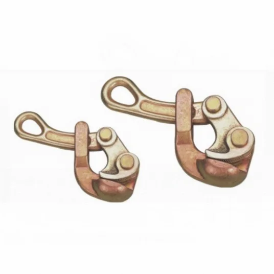 Single Cam Ground Rope Gripper Power Transmission Distribution Conductor Aluminium Come Clamp Woodworking Inch Measurement