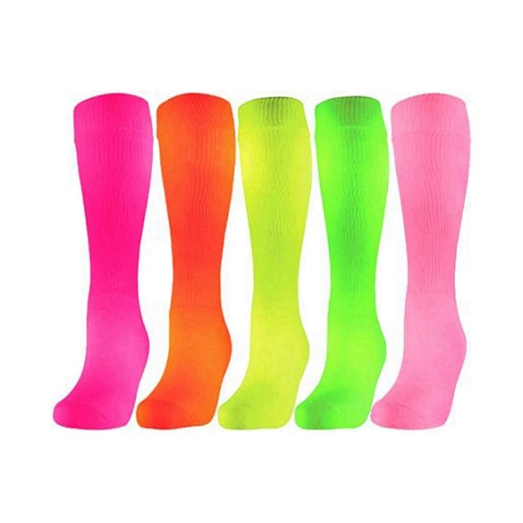 RL-B510 tall neon knee high long neon tall socks