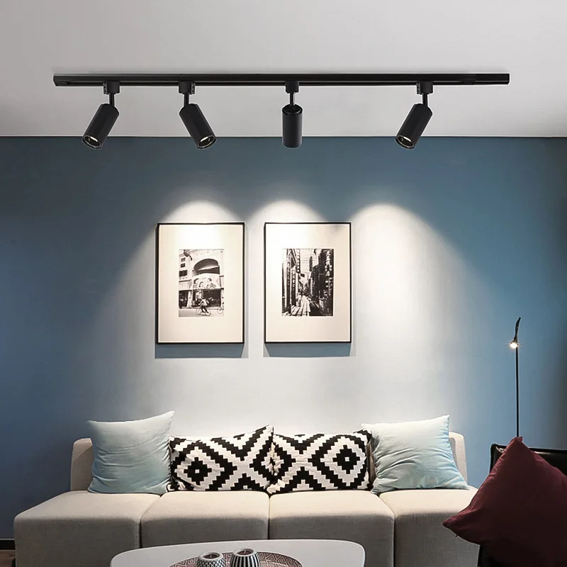 Tuya Museum Modern Ultra-Slim White Mini LED Track Light Smart Home Wall Washer Dimmer Switch Zigbee Wall Switch Track Light