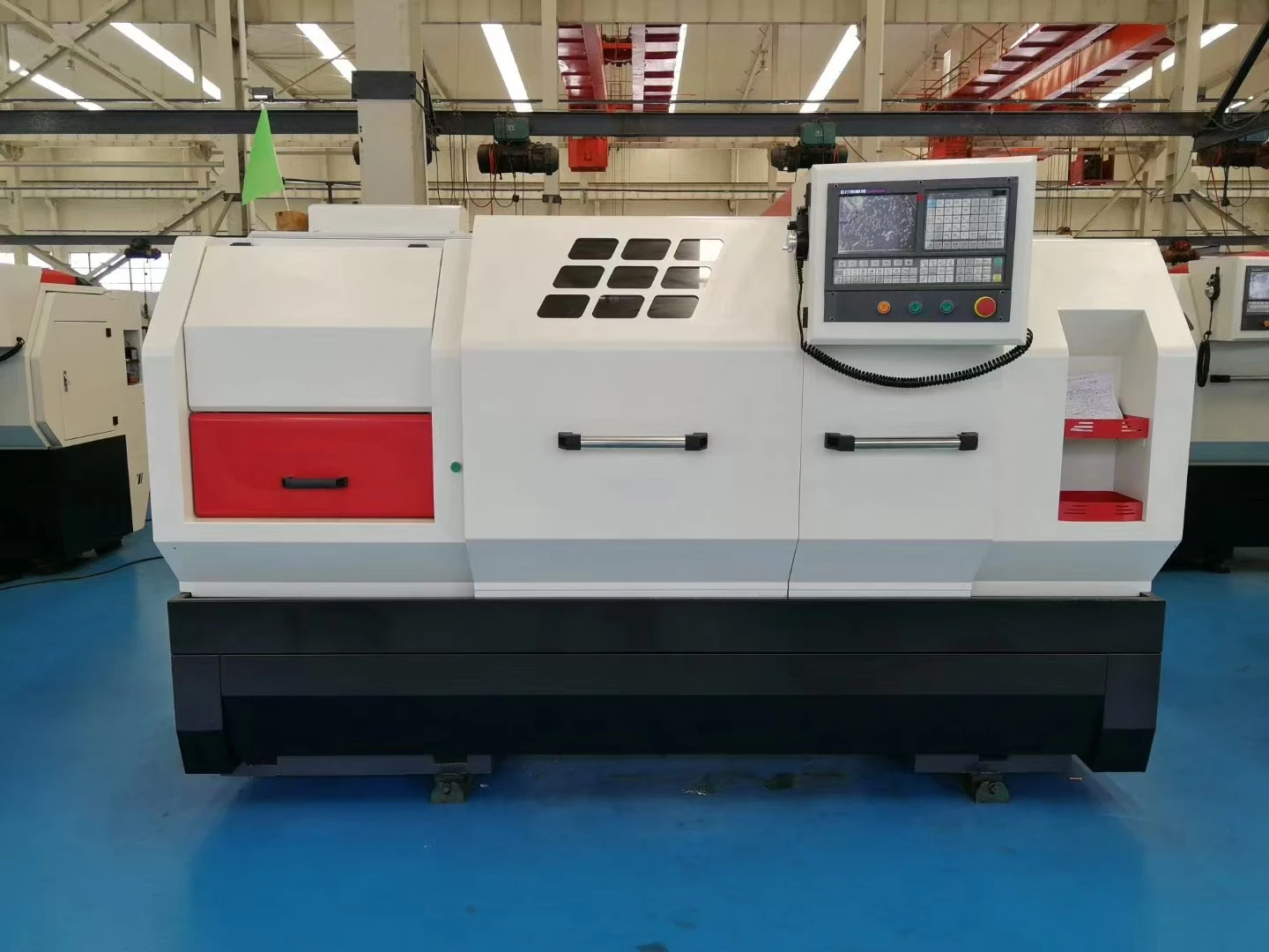 Electric Motor Parts Machining Flat CNC Lathe CNC Horizontal Lathe for Marine Propeller