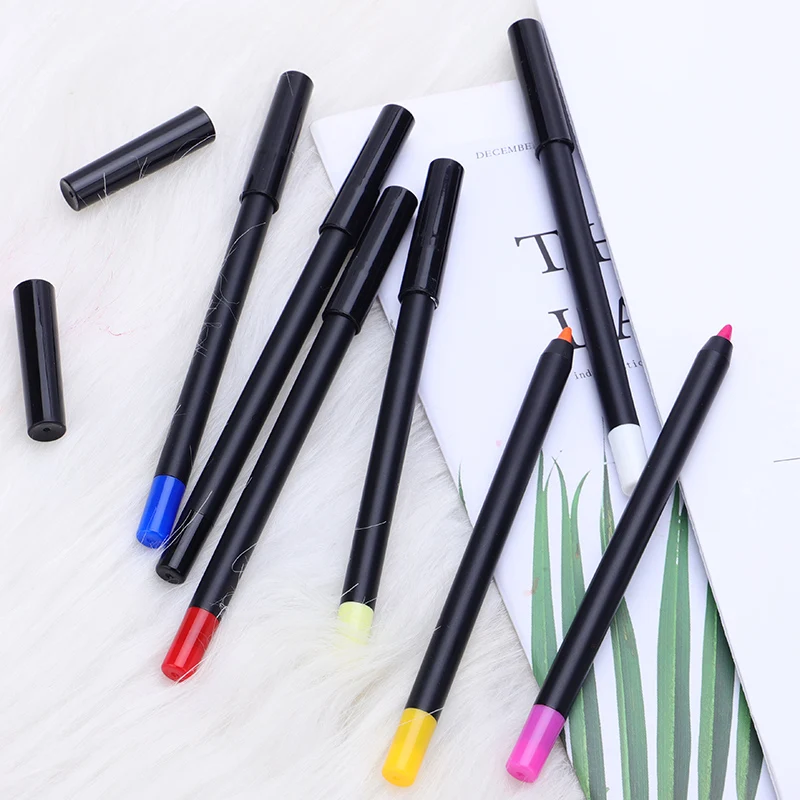 Wholesale Private Label Waterproof Colorful Gel Kohl Eyeliner Pencil