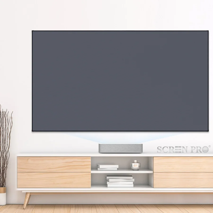 SCREENPRO 135 дюймов, 4K, ультракороткий проектор с фиксированной рамкой