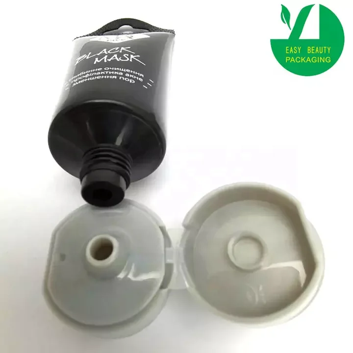 Cosmetic Soft Tube plastic Lotion Containers with hanging hole D35mm acrylic paint tube packaging