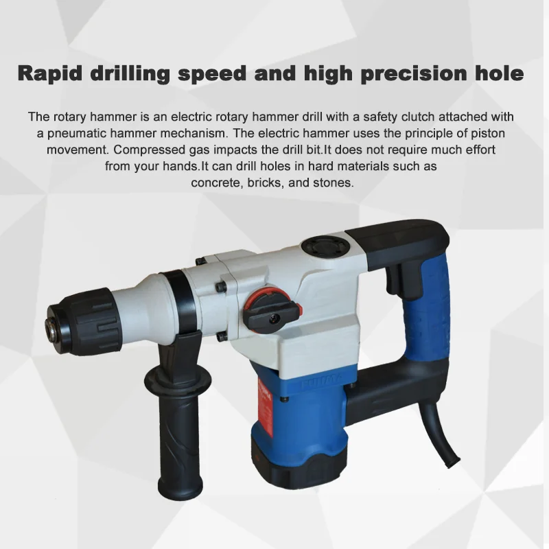 FUJIMA FT-RH1100 26mm 1100W Power Tools Industrial Electric Rotary Hammer