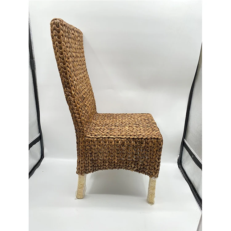 
Handmade waving furniture bamboo look furniture bistro chairs 