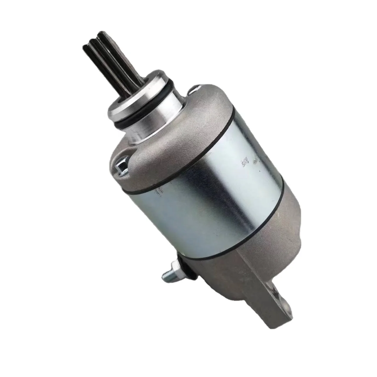 Motorcycle electric starter motor replaced with CBF150 TITAN 150