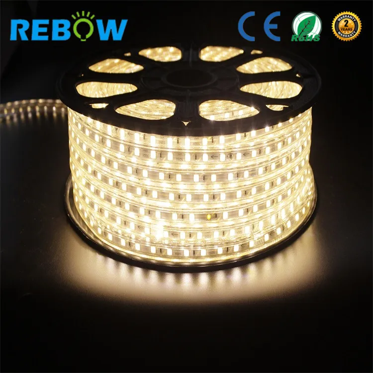 50m/roll 230v Rgb Led Strip SMD5050 IP67 120led/m Led Flexible