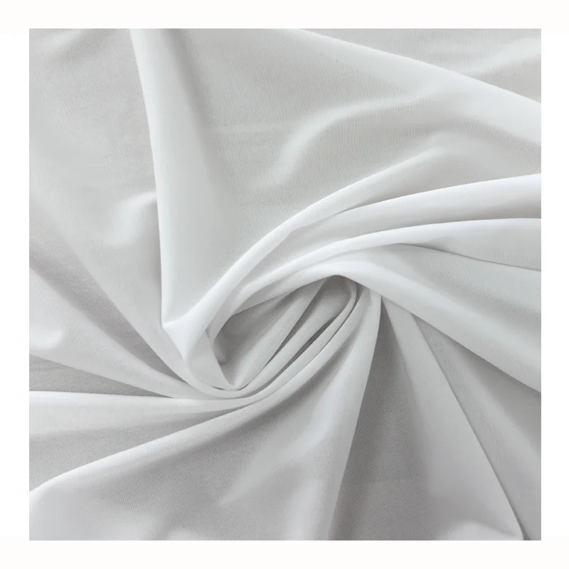 Manufacturer wholesale price Cooling ultra thin 90% Polyester 10% spandex 110GSM sportswear lining polyester fabric for swimwear
