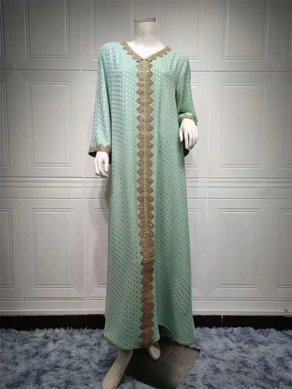 J & H 2022 г. оптовая продажа caftan marocain высококачественные мусульманские платья-Абайи вышитые халаты мусульманская