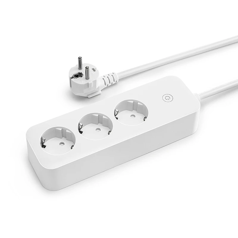 Wifi Smart Power Strip EU Electrical Extension Socket  USB Ports Timer and Countdown Strip 16A  Outlets Alexa Google Home