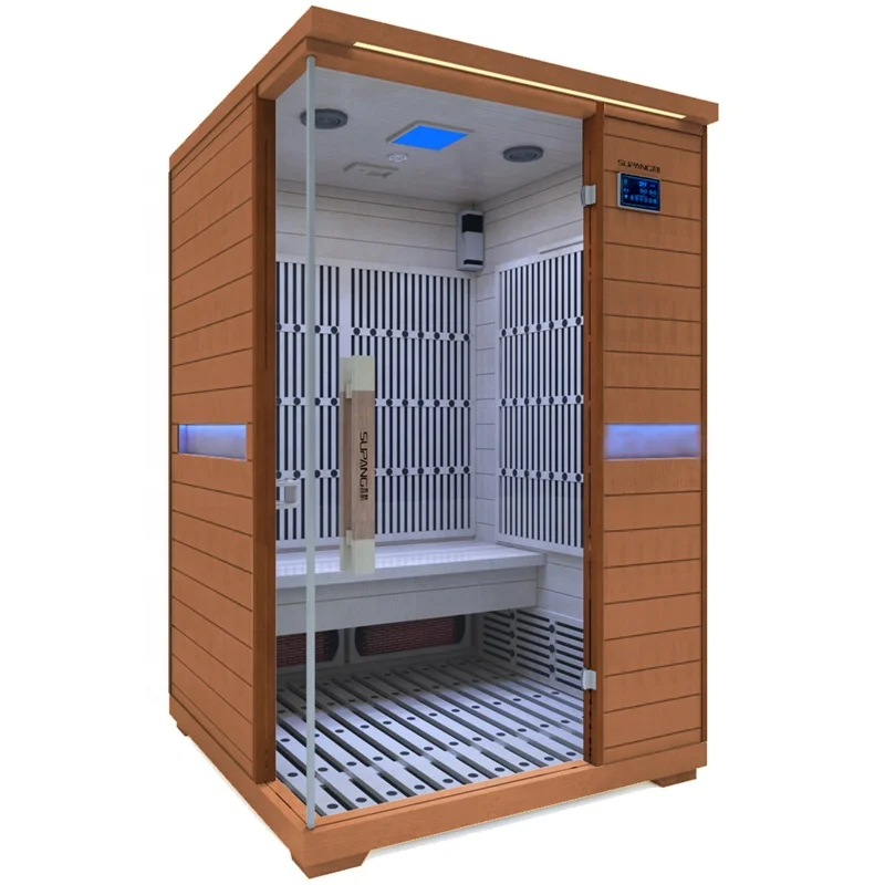 Sale of 2022 new high-tech indoor dry steam double red cedar steam sauna far infrared sauna room