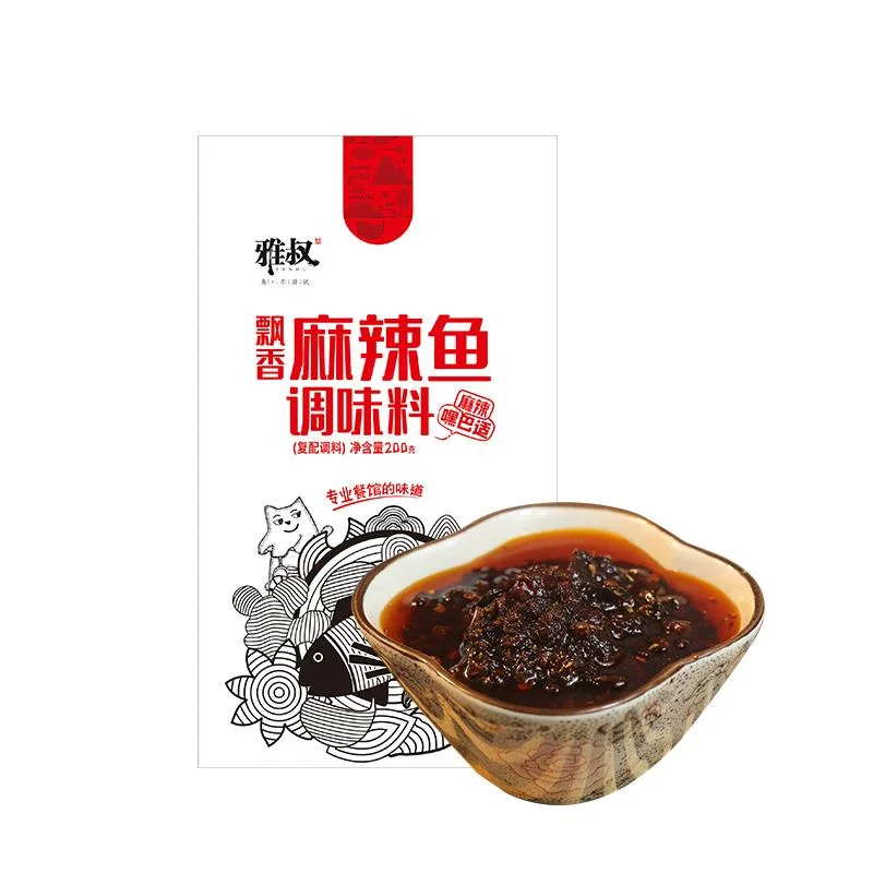 Yashu 200g Famous Brand Spicy Fish Sauce for Si Chuan Dish/Dish Seasoning