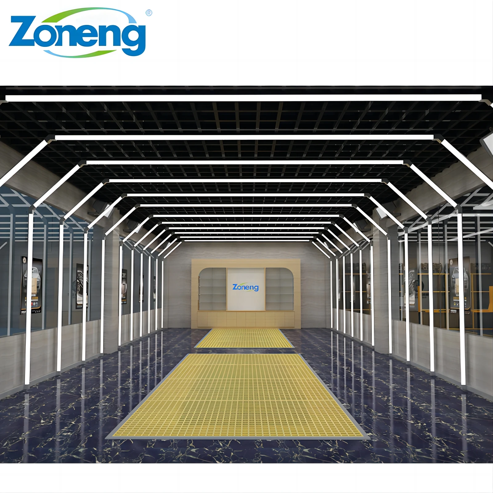 Wholesale Led Workshop Garage Lighting High-end Car Detailing Light Tunnel Customized