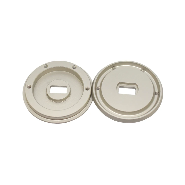 JIYAN Round Sandblasting Anodized Cnc Machining Aluminum Anodized Machine Parts Factory Customized Cnc Machined Parts