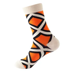 Professional Design Happy Custom Colorful Jacquard Sox Design Socks Funny Socks Happy Man Socks