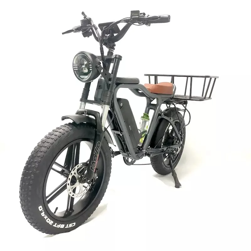 1000w 48v full suspension cargo bike electric ebike 2021 e-cargo family e bicycle for delivery food delivery e-bike