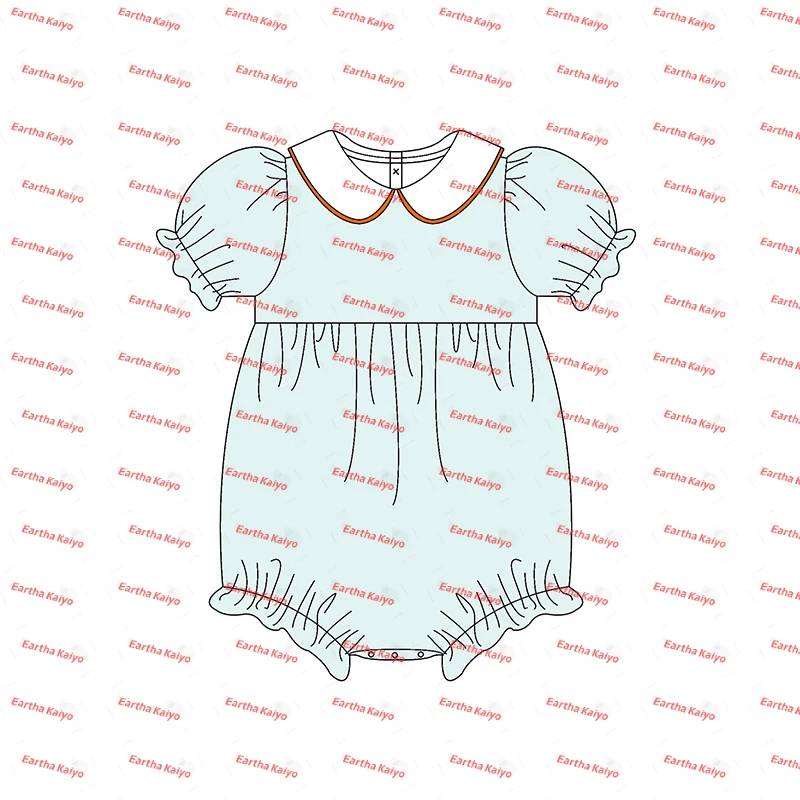 2024 baby clothing sets sibling matching Pumpkin romper two pieces outfit kids clothes wholesale halloween