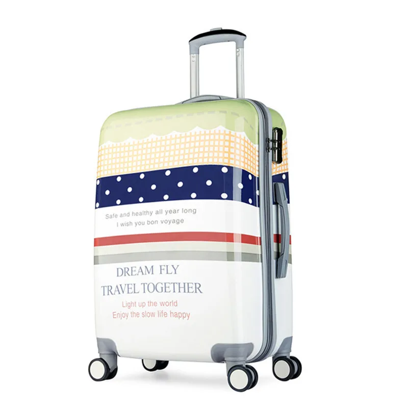 Manufacturer directly brand quality cute classic travel luggage suitcases trolley cargo container abs pc luggage truck cases