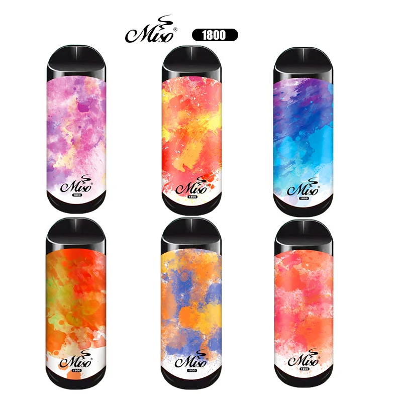 China ShenZhen vape factory Original Miso 1800 Vapes wholesale vaporizer Pod bar geek e cigarette