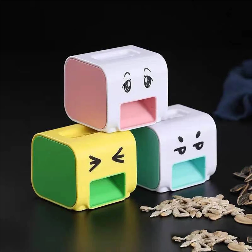 Protect Teeth Portable Smart Lazy Nut Cracker Tool Melon Seed Opener Sunflower Seed Peeler Electric Shelling Machine