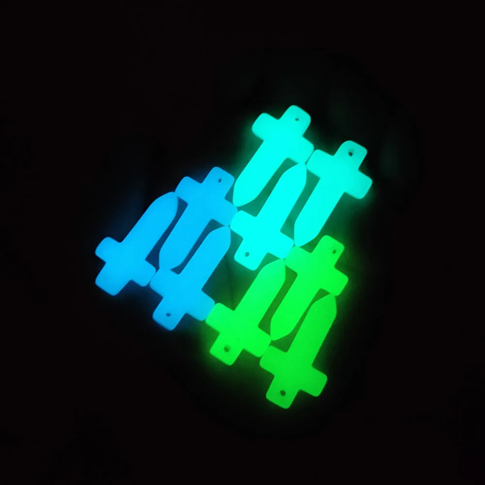 Luminous Pendant Wholesale High Quality Crystal Cross Sword Carving Luminous Stone Pendant For Sale