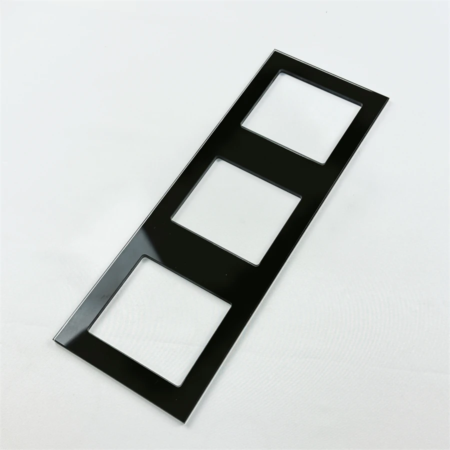 0.5mm 1mm 2mm 3mm Custom Cut Thin Corning Gorilla Tempered Glass Silk Screen Printing Glass Touch Screen Protection For LCD TV