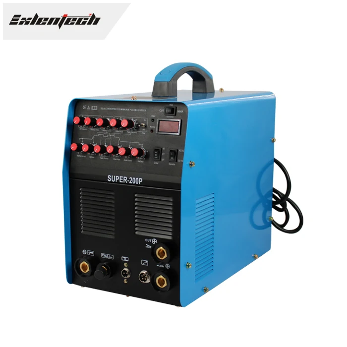 Inverter Multifunctional Digital Super 200 TIG CUT MMA ARC Ac Dc Tig welding machine Tig welder